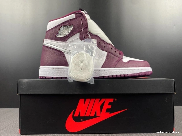 Cheap Jordan Air 555088-611 High OG Bordeaux 1 0822